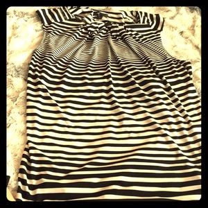 A black and white womens shirt